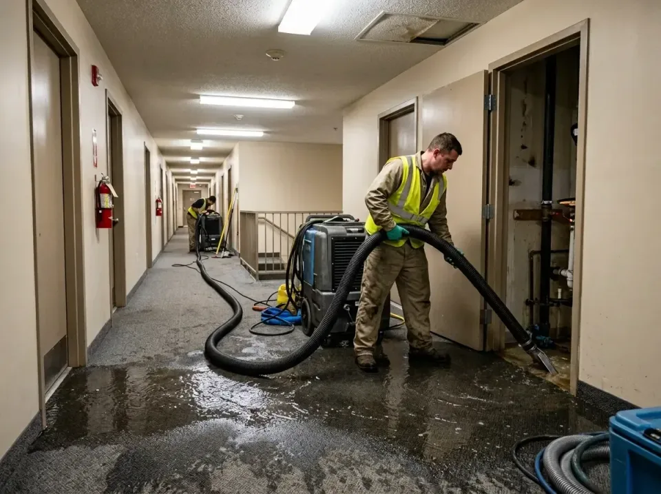 multi-unit-apartment-hallway-f-005 — frequently asked questions, Emergency Burst Pipe Water Extraction & Removal in McDonoug…